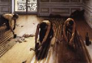 Gustave Caillebotte The Floor-Scrapers oil painting on canvas